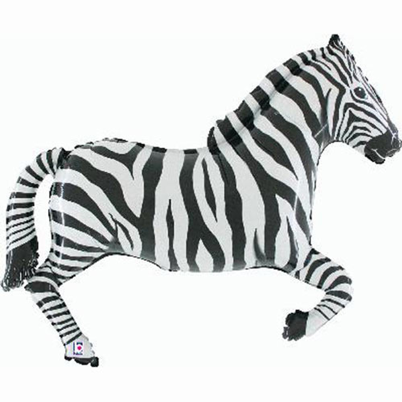 43 inch Zebra Foil Balloon
