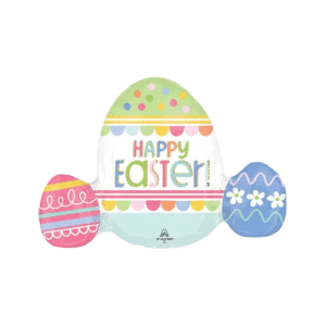 Anagram 14 inch Trio Egg Hunt Mini Foil Balloon