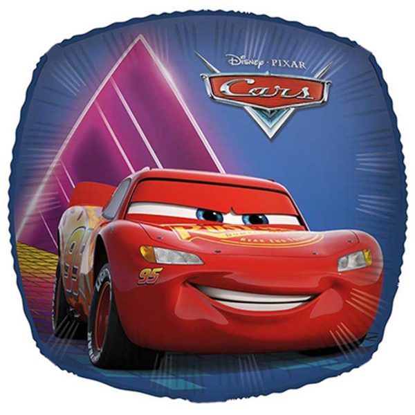 Official 18 inch Cars Lightning McQueen Square Foil Balloon