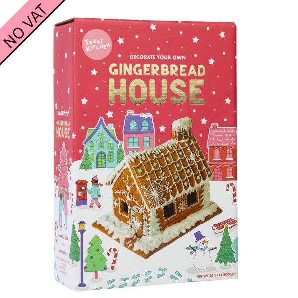 Treat Kitchen Decorate Your Own Gingerbread House - Red