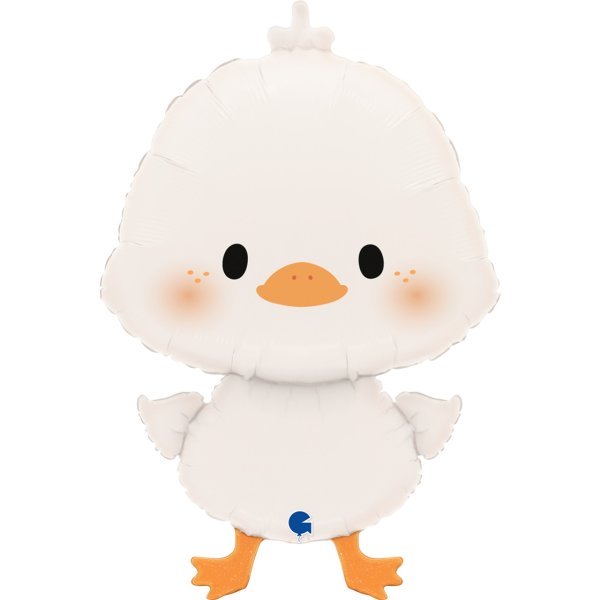 Grabo 25 inch Cute White Duckling Foil Balloon