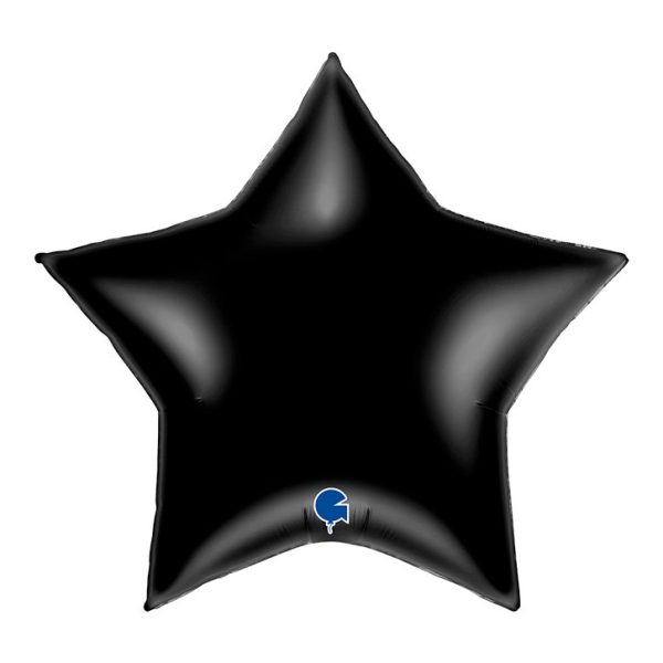 Grabo 36 inch Black Star Foil Balloon