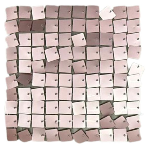 New Sequin Wall Panel Matte Rose Gold Squares-Upgraded Connectors