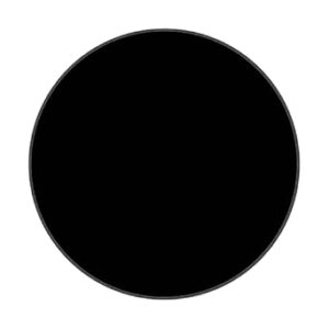 Acrylic Black Round 500mm Disc (2 Holes)