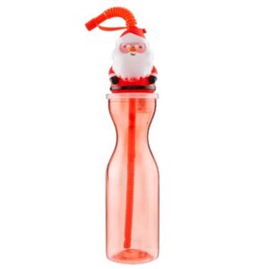 Christmas Santa Plastic Water Bottle