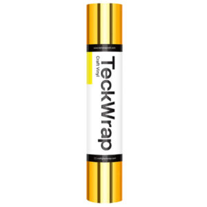 TeckWrap 12" x 60" - Gold Bubble Free Mirror Chrome Vinyl