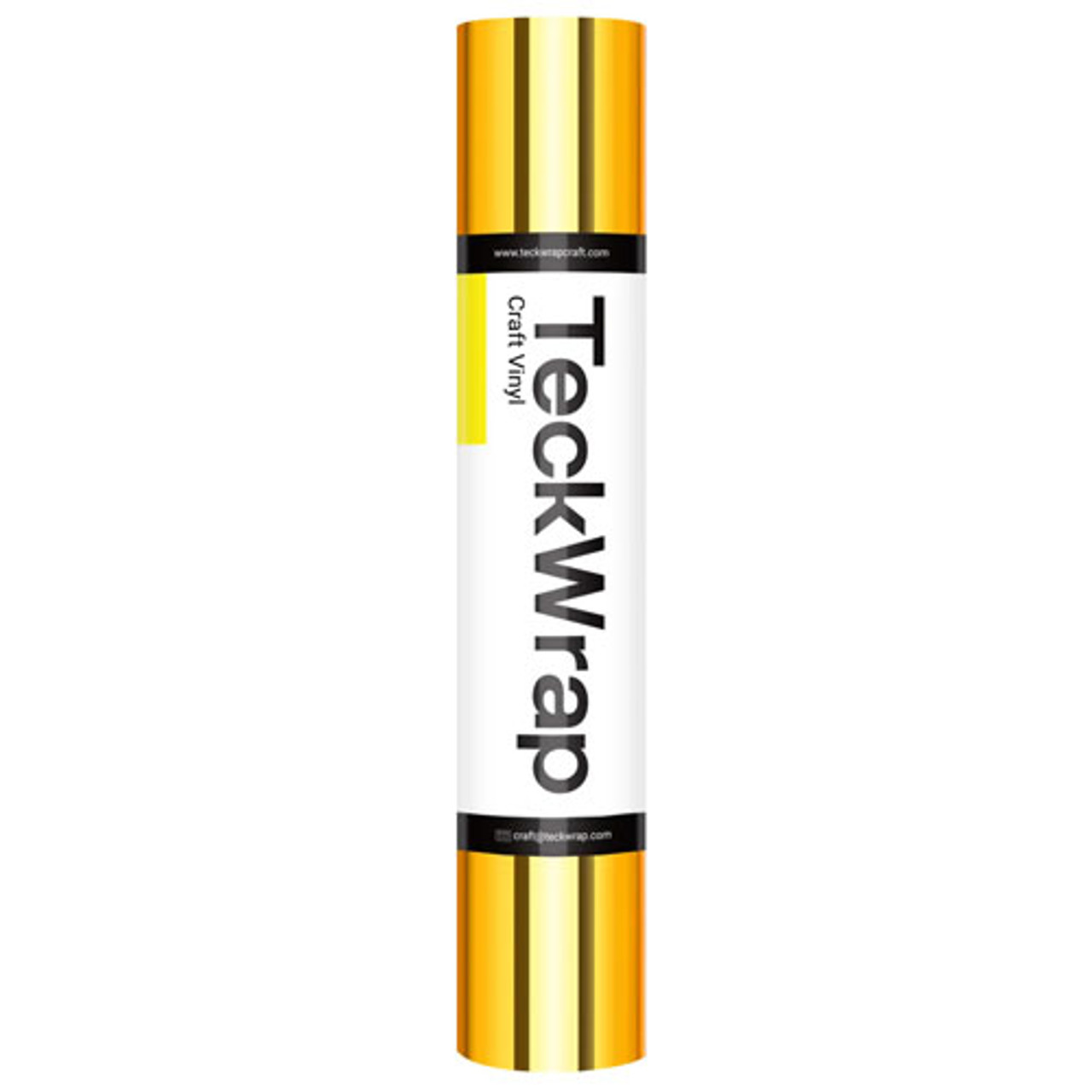 TeckWrap 12" x 60" - Gold Bubble Free Mirror Chrome Vinyl