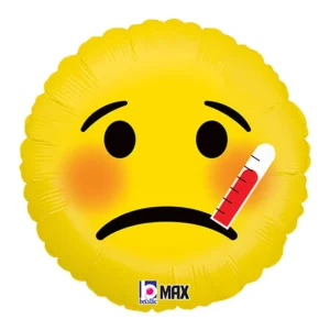 Grabo 18 inch Sick Emoji Foil Balloon