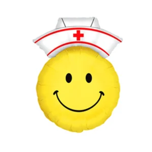 Grabo 28 inch Smiley Nurse Foil Balloon