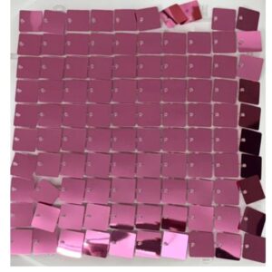 New Sequin Wall Panel Metallic Rose Squares-Upgraded Connectors