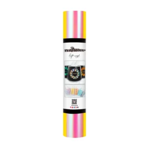 TeckWrap 12" x 60" - Peach Yellow Pink Holographic Opal Vinyl