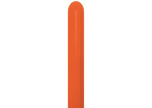 Sempertex Fashion Orange Nozzle Up 360 Latex Modelling Balloons