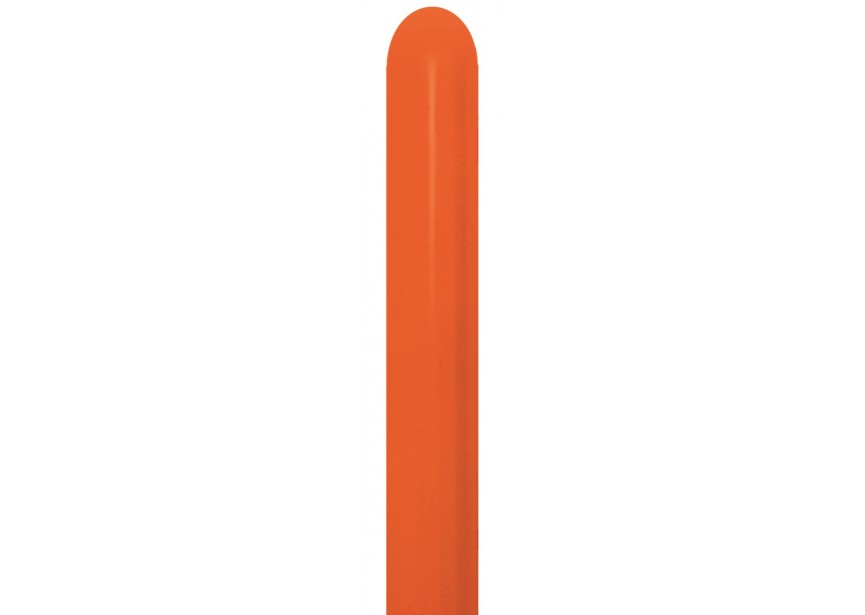 Sempertex Fashion Orange Nozzle Up 360 Latex Modelling Balloons