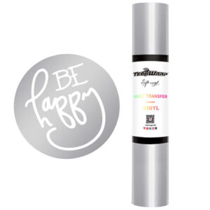 12" x 60" - Silver PU Heat Transfer Vinyl
