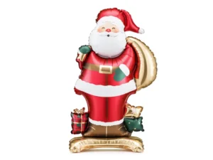 Party Deco 33 inch Santa Claus Standing Foil Balloon
