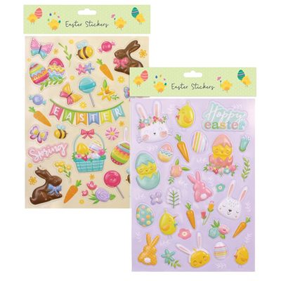 Tallon Easter Yellow Bubble Stickers