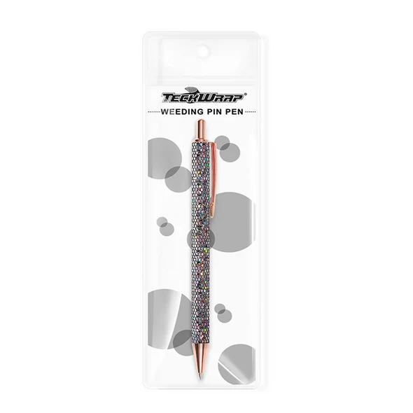 TeckWrap Glitter Sparkle Rose Gold Weeding Pin Pen
