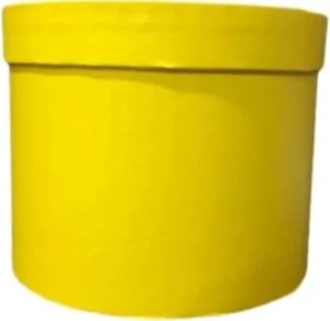 Single Hat Box 19.7x14.5cm Yellow