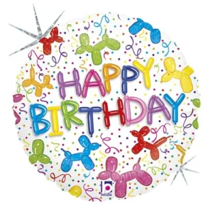 Grabo 18 inch Balloon Dog Birthday Foil Balloon