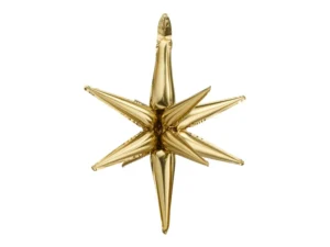 Party Deco 37 Inch Gold Starburst Foil Balloon