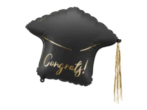 Party Deco 17 inch Congrats Cap Foil Balloon