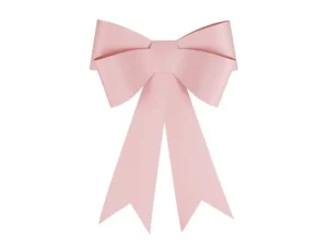 Party Deco 55x71cm Light Pink Decorative Door Bow
