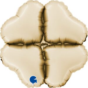 Grabo 12 inch Satin Cream Base Drops Mini Foil Balloon