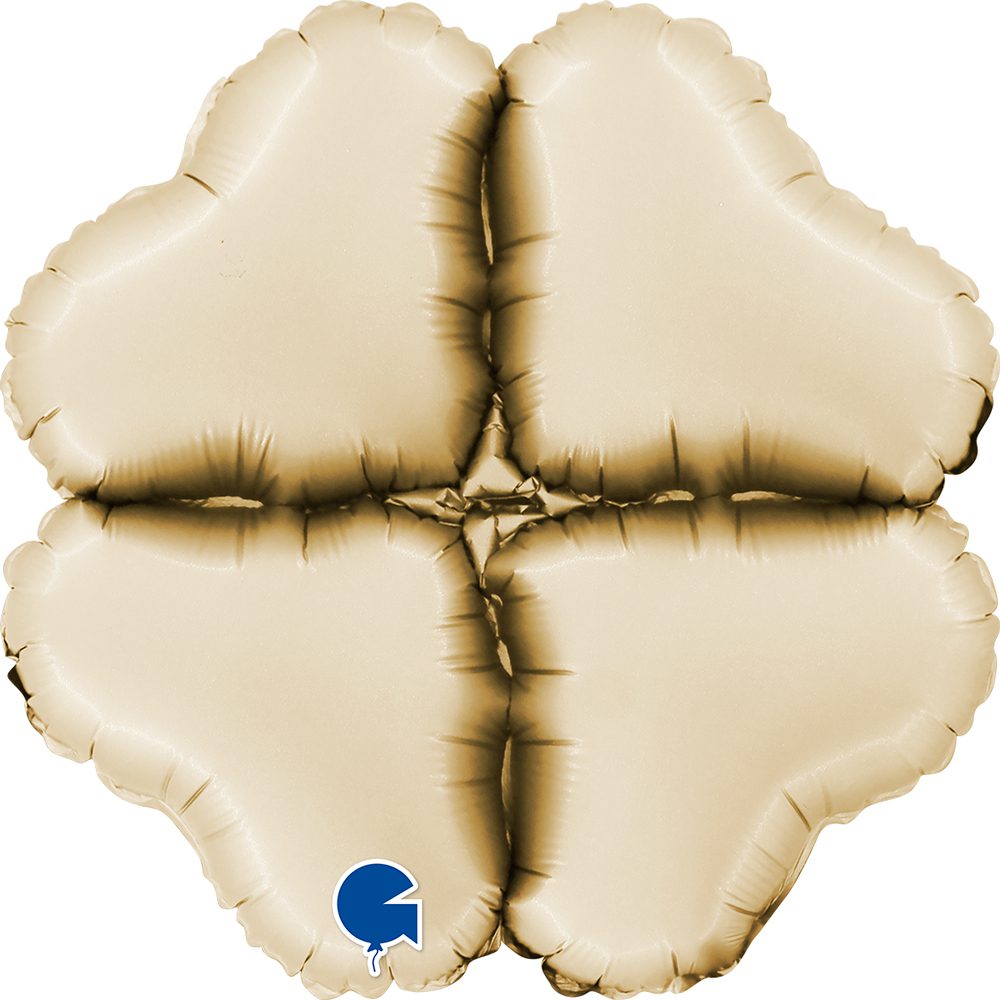 Grabo 12 inch Satin Cream Base Drops Mini Foil Balloon