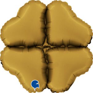 Grabo 12 inch Satin Gold Base Drops Mini Foil Balloon