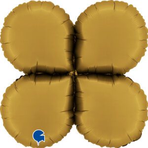 Grabo 19 inch Satin Gold Base Drops Foil Balloon