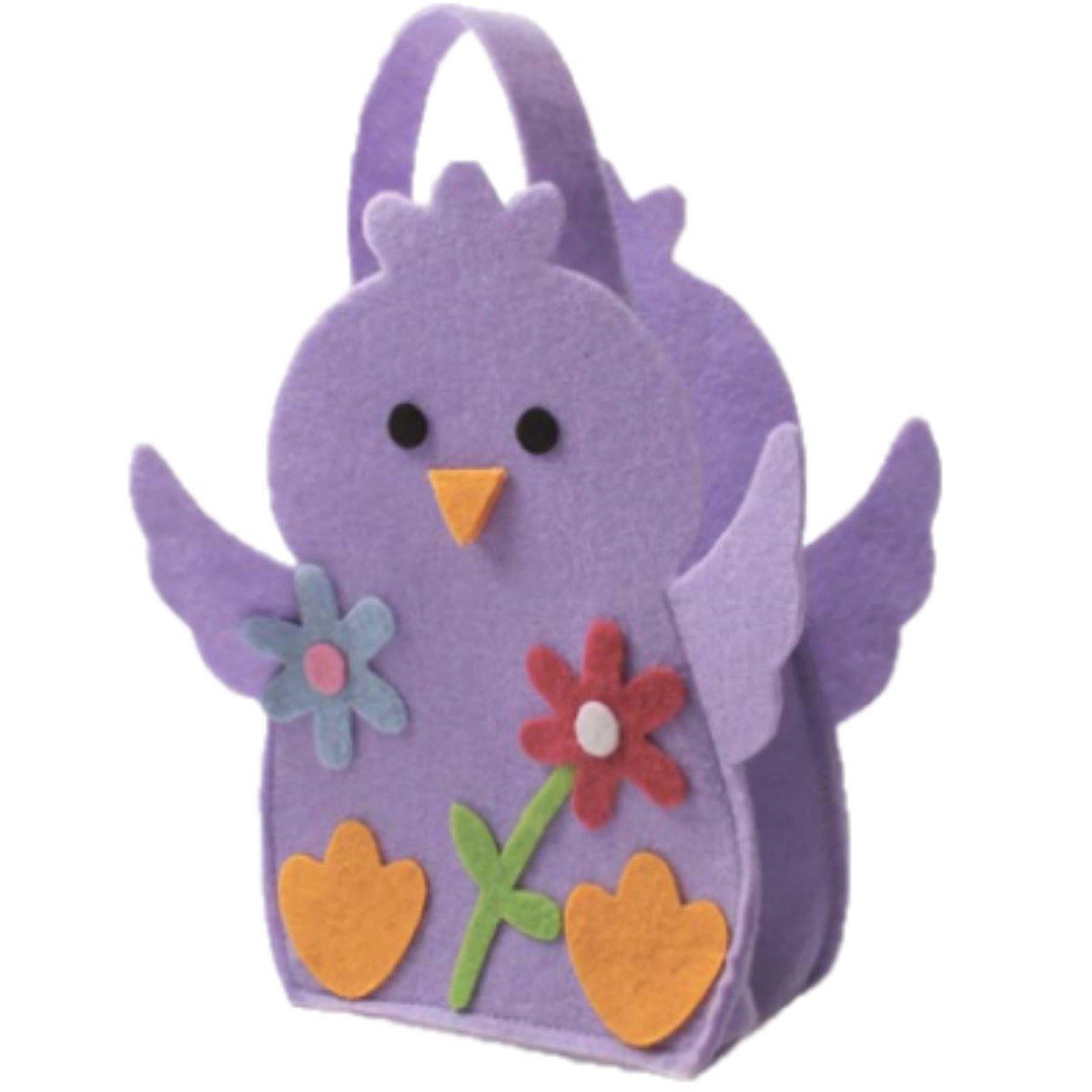 Tallon Easter Chick Felt Bag Purple