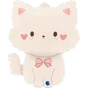 Grabo 22 inch Coquette Kitten Foil Balloon