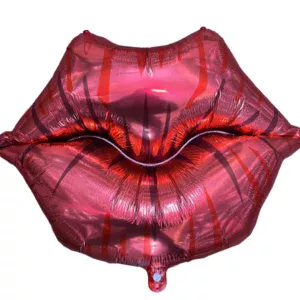 27 inch Red Lips Foil Balloon