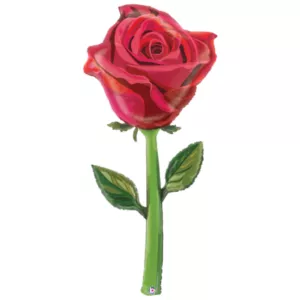 Grabo 65 inch Fresh Picks Satin Rose Foil Balloon