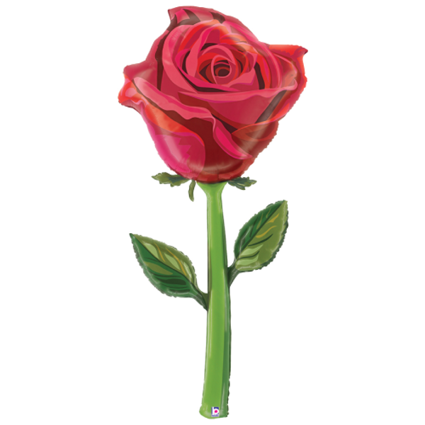 Grabo 65 inch Fresh Picks Satin Rose Foil Balloon