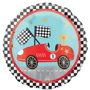 Anagram 18 inch Race Cars Foil Balloon
