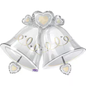 Anagram 35 inch Wedding Bells Foil Balloon