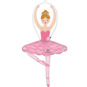 Anagram 43 inch Ballerina Girl Light Skin SuperShape Foil Balloon