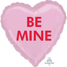 Anagram 18 inch Be My Candy Heart Foil Balloon