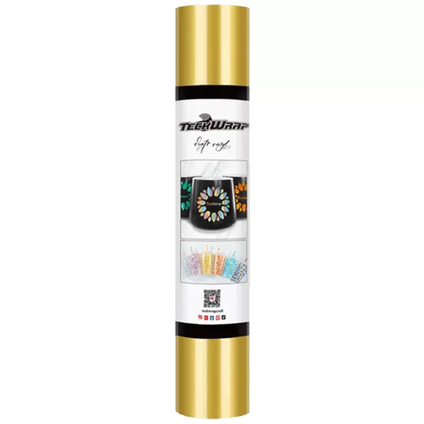TeckWrap 12" x 60" - Gold Glossy Vinyl