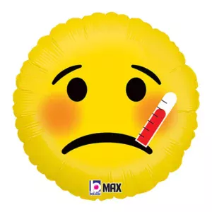 Grabo 18 inch Sick Emoji Foil Balloon
