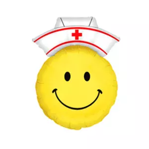 Grabo 28 inch Smiley Nurse Foil Balloon