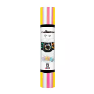 TeckWrap 12" x 60" - Peach Yellow Pink Holographic Opal Vinyl