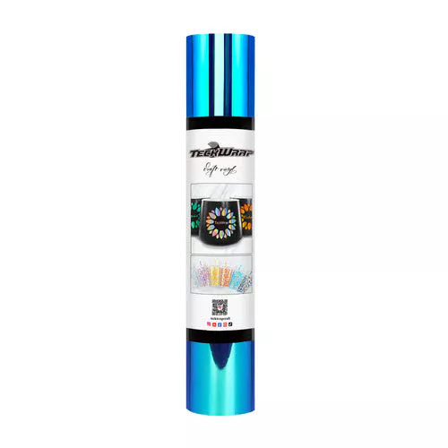 TeckWrap 12" x 60" - Peacock Blue Holographic Opal Vinyl