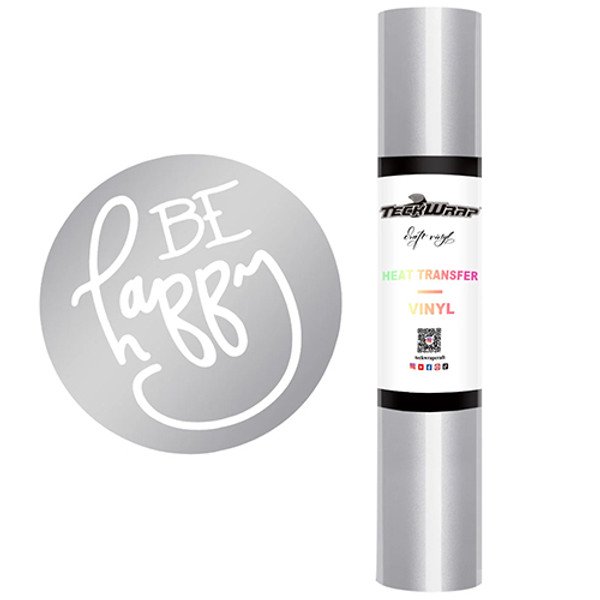 12" x 60" - Silver PU Heat Transfer Vinyl