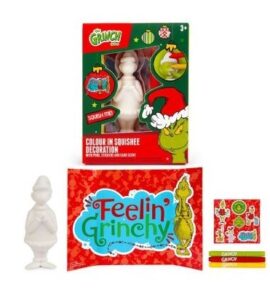 The Grinch DrSeuss Colour in Squishee Decoration (12pk)