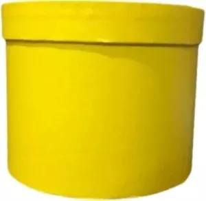 Single Hat Box 19.7x14.5cm Yellow