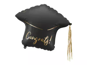 Party Deco 17 inch Congrats Cap Foil Balloon