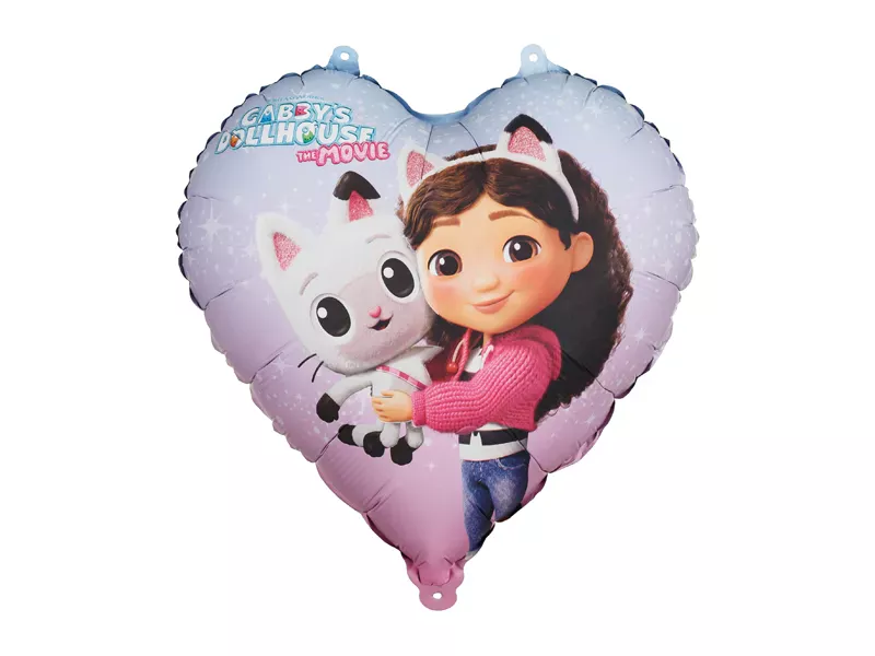 Party Deco 18 inch Gabby's Dollhouse Heart Foil Balloon