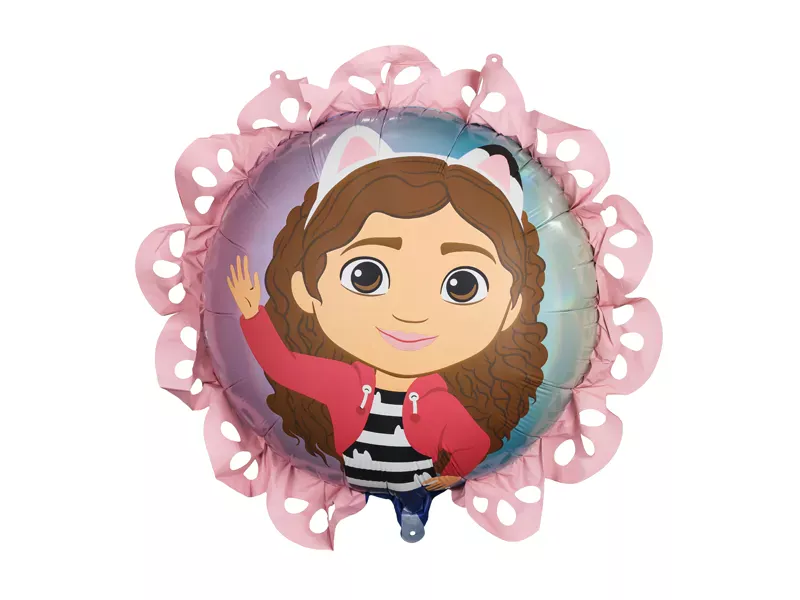 Party Deco 31 inch Gabby's Dollhouse Ruffle Foil Balloon